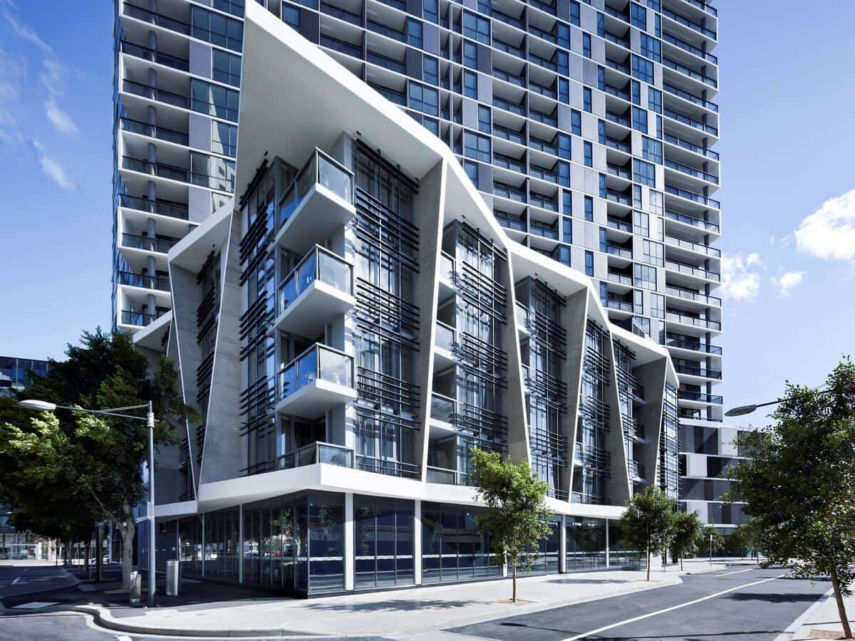 Exterior View at The Sebel Residences in Docklands, Melbourne 
