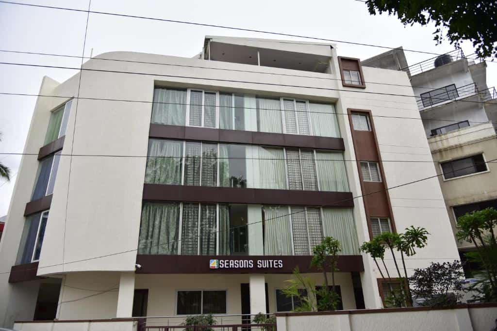 Exterior view at seasons suites service apartments in bangalore