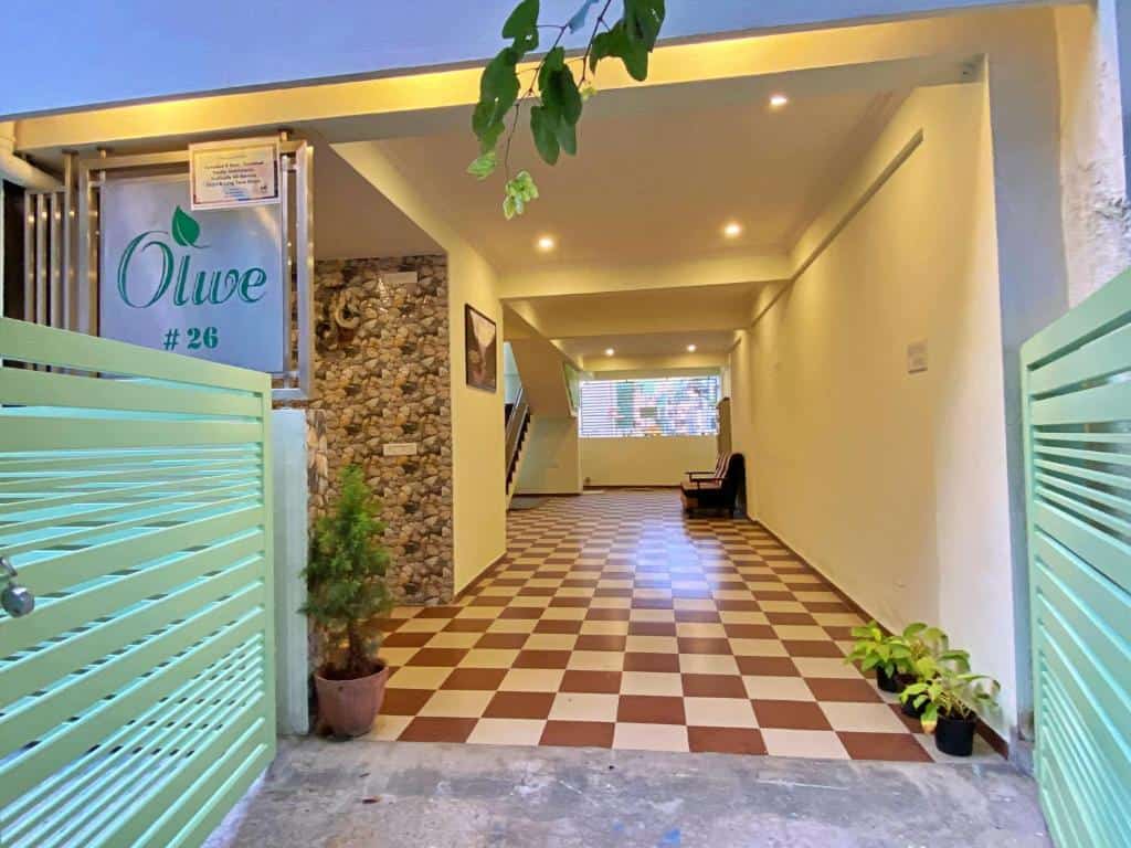Entrance at Olive Serviced Apartments in Bangalore