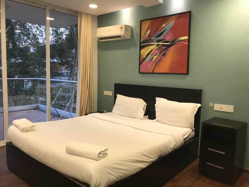 Bedroom at Calangute Wave in Goa