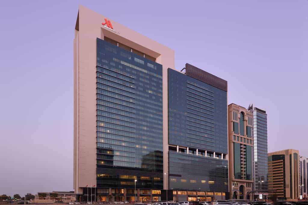 Exterior view of Marriott Executive Hotel Apartments in Downtown Abu Dhabi