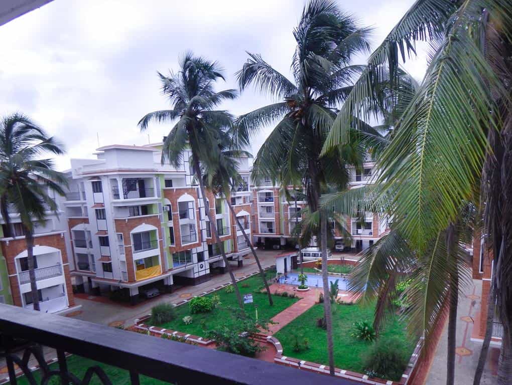 Exterior view at Monarch Palms Serviced Apartments in Candolim