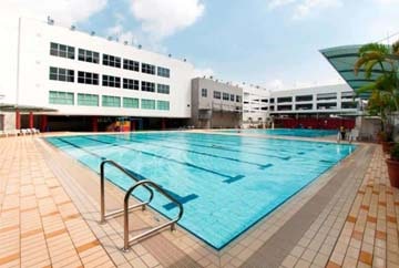 Swimming pool at Heritage Walk up Apartment, Lavender, Singapore