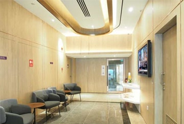 Living Hall with TV at Creston Suites in Singapore