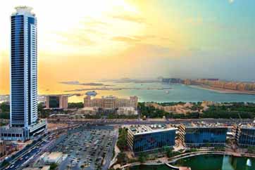 City view at Tamani Marina Hotel Apartments, Dubai Marina, Dubai