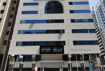 Exterior view of Uptown Hotel Apartments in Abu Dhabi